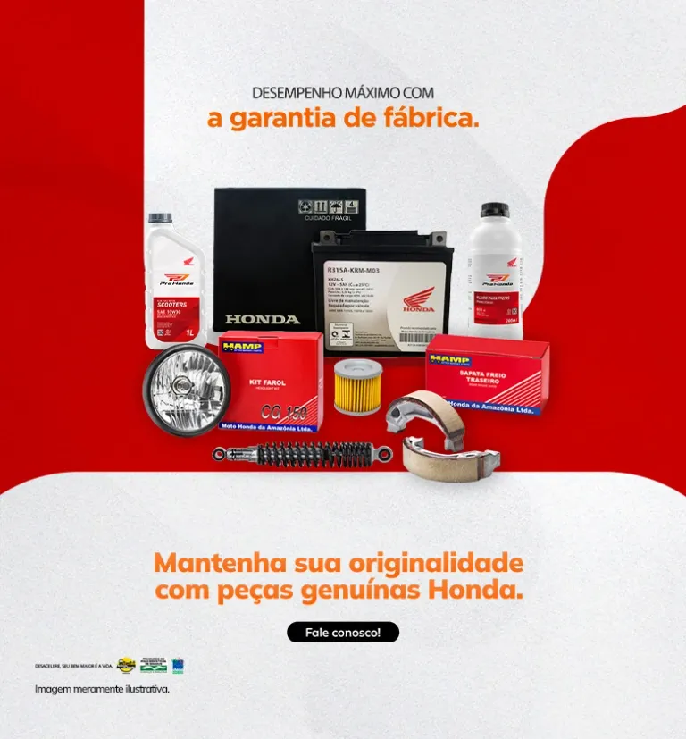 Banner Peças Originais Honda